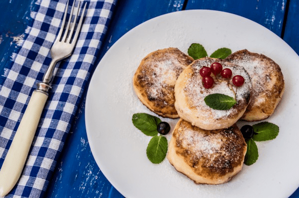 Cheesecakes στο τηγάνι στο Ducan